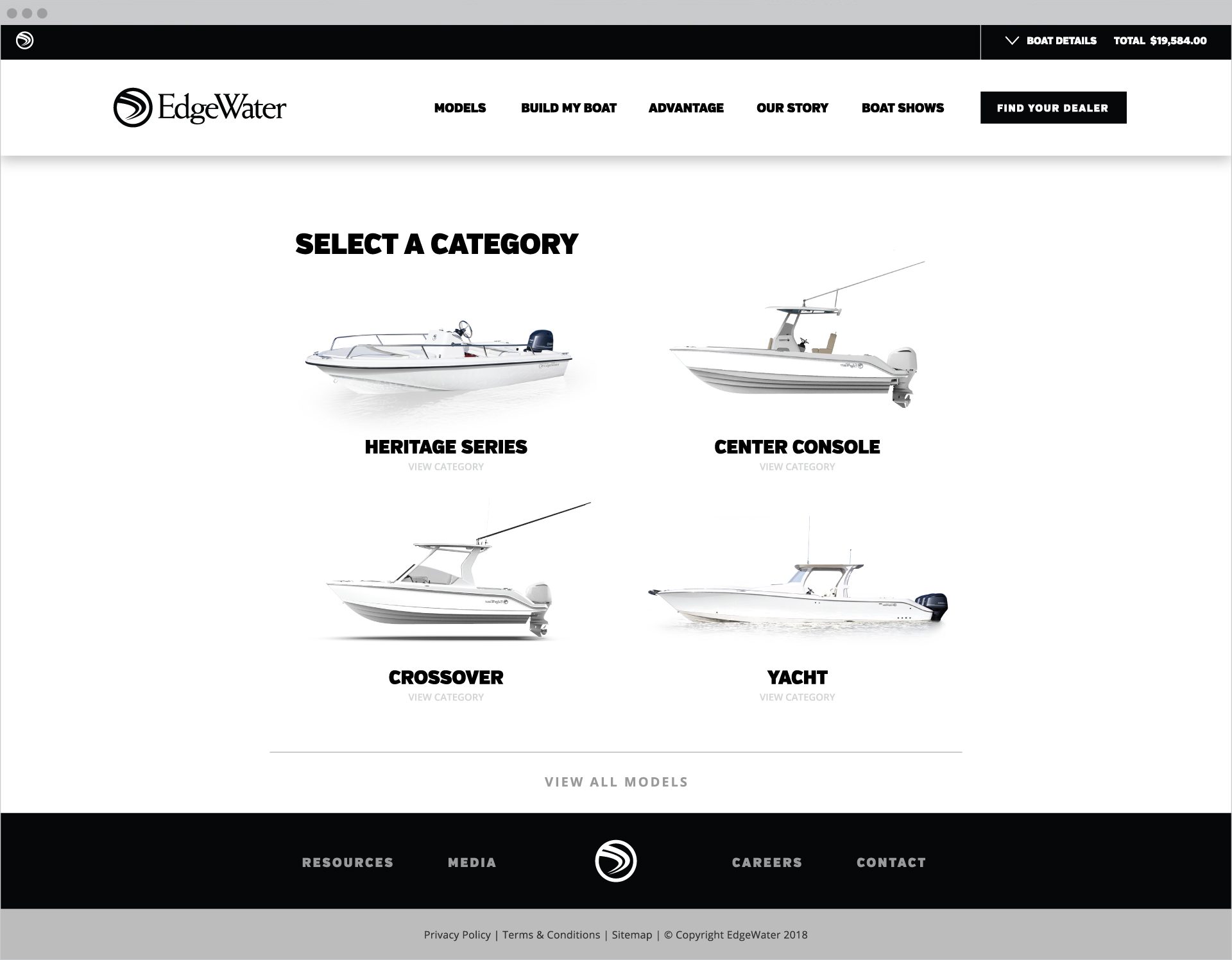 Build A Boat Homepage Design