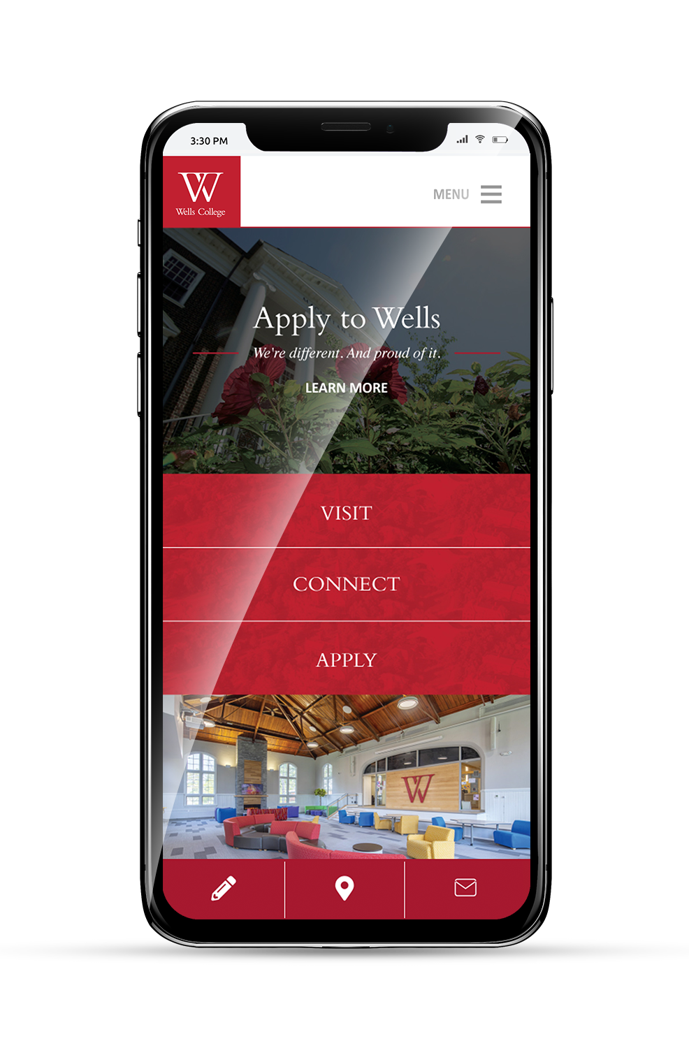 Wells Mobile Homepage