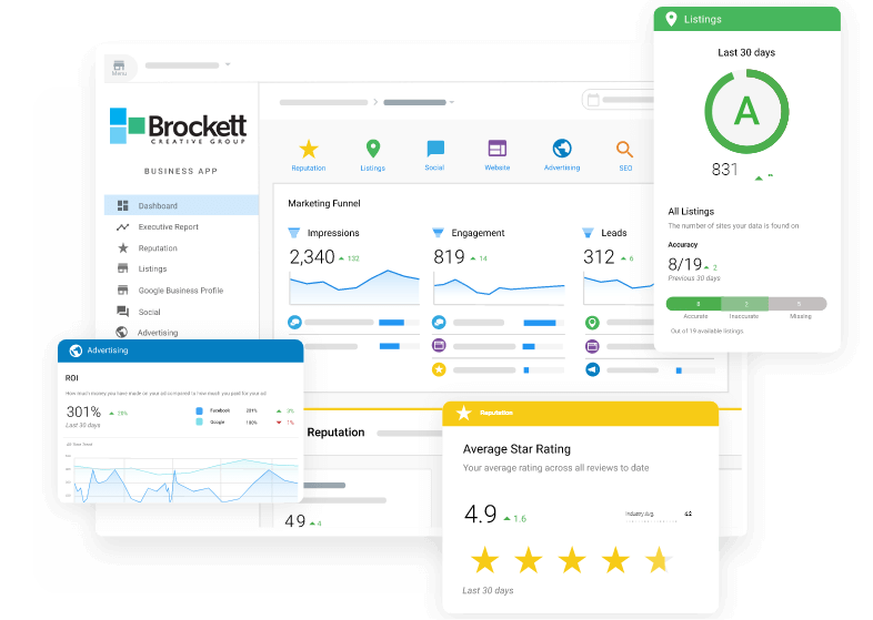 AI business app pro screens